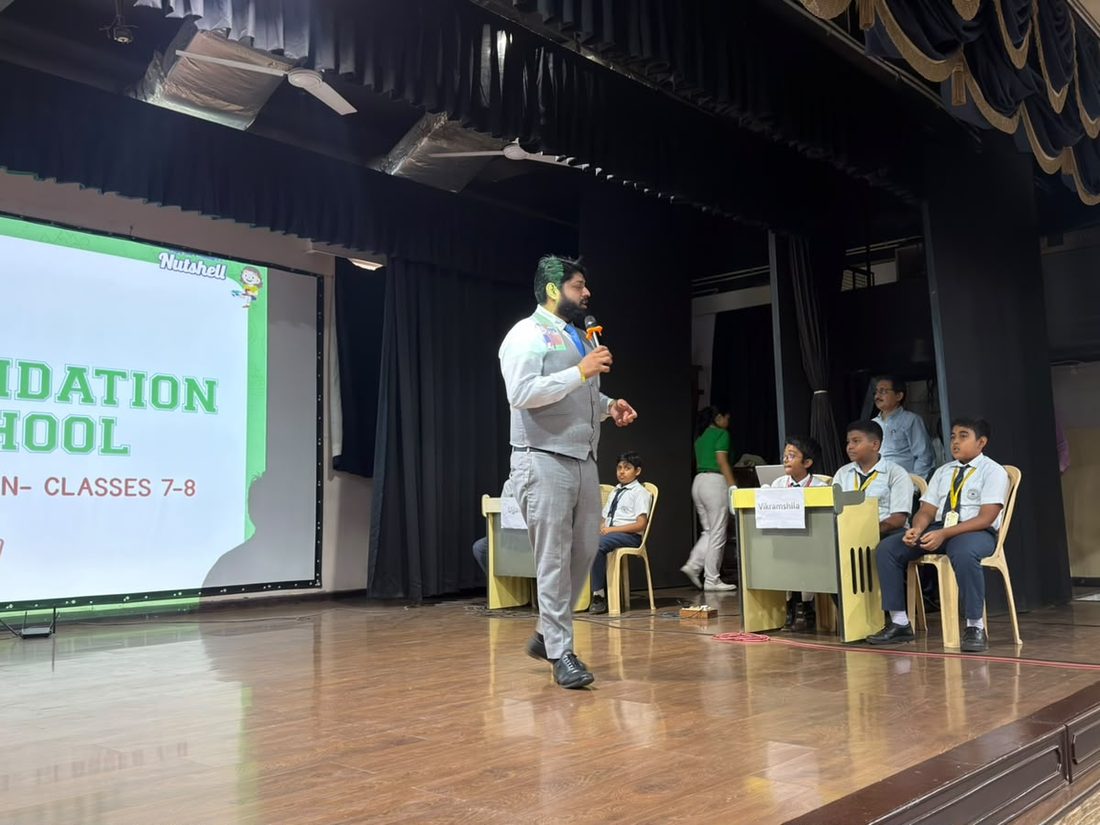 Nutshell quiz event at M. P. Birla Foundation, Kolkata
